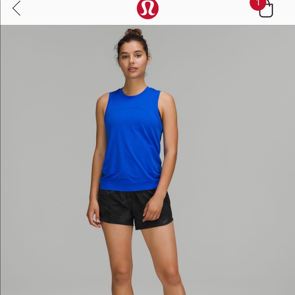 Lululemon Shorts Black Camo